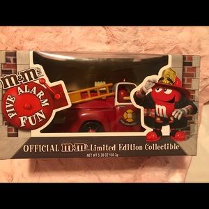 M&m collector fire truck candy dispenser